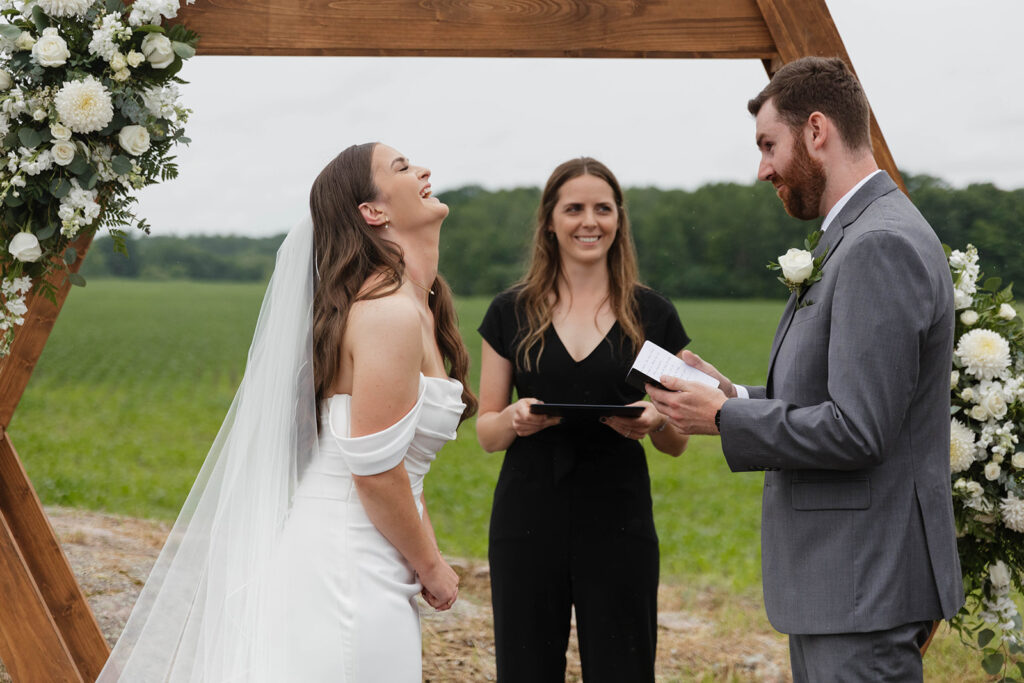 ceremony at homestead 1880 in Ottawa, ON.
