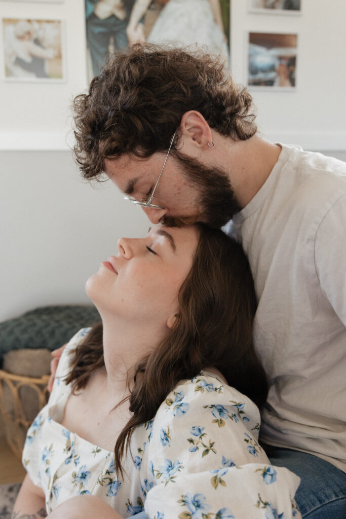 couples in home session in Westmeath, Ontario