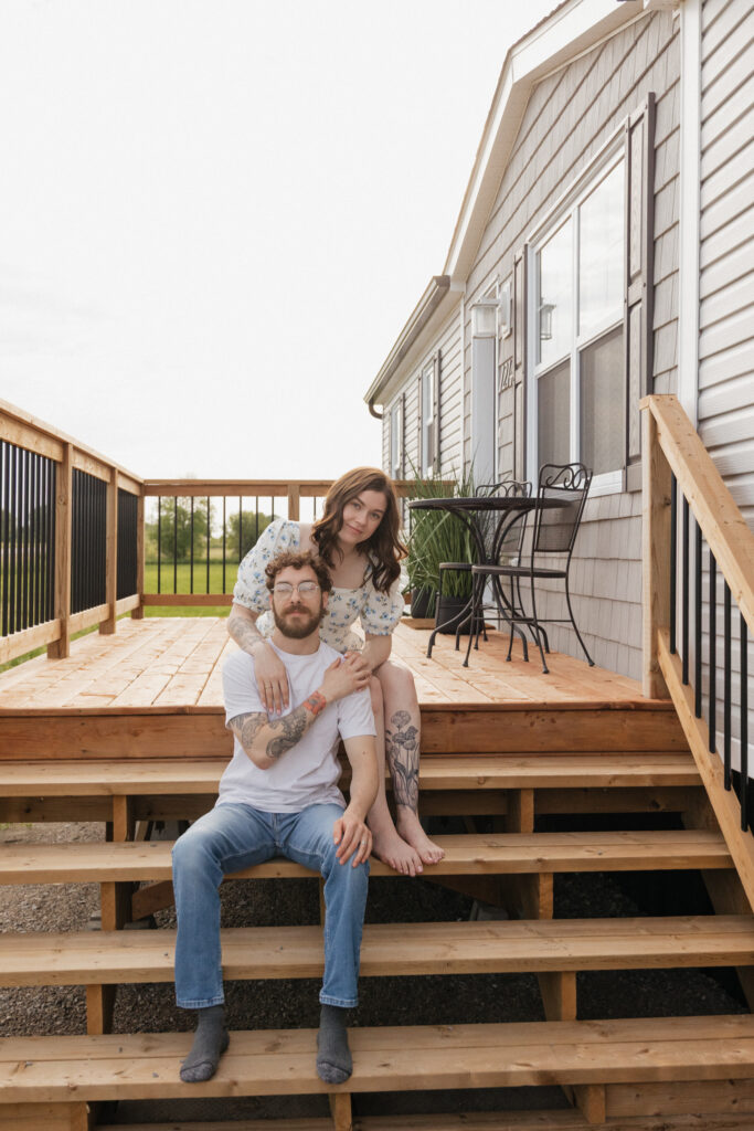couples in home session in Westmeath, Ontario