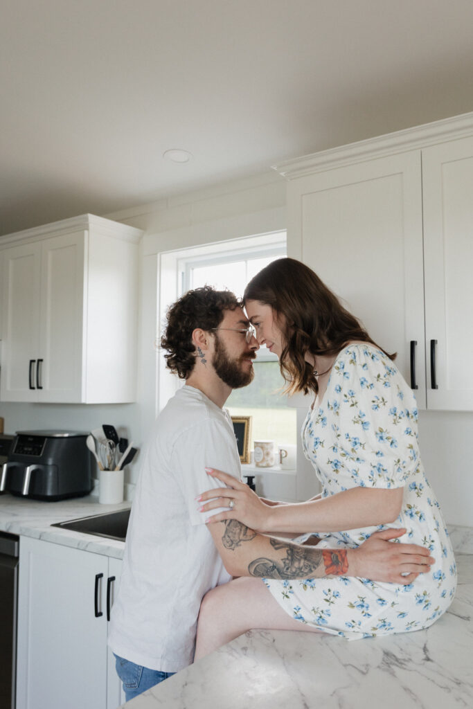 couples in home session in Westmeath, Ontario