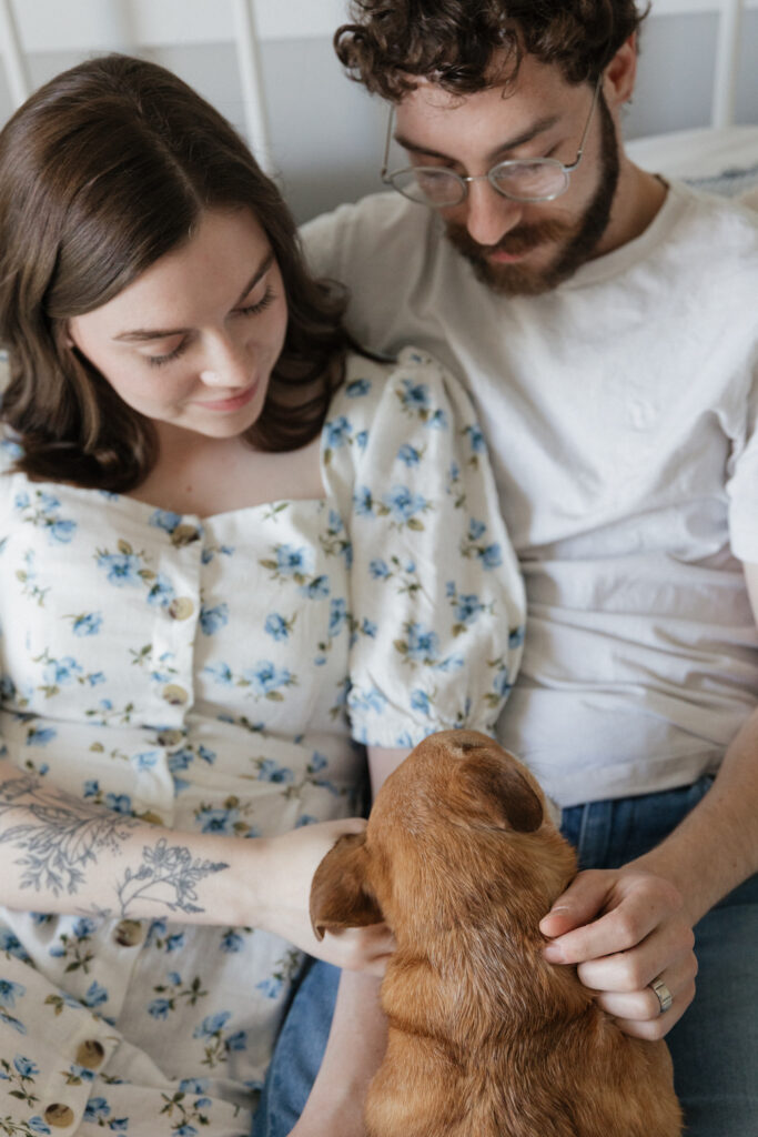 couples in home session in Westmeath, Ontario