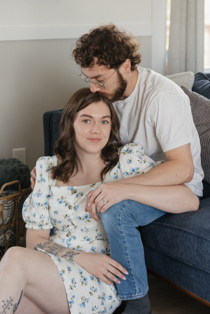 couples in home session in Westmeath, Ontario