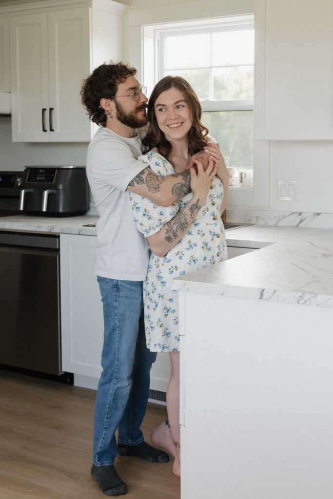 couples in home session in Westmeath, Ontario