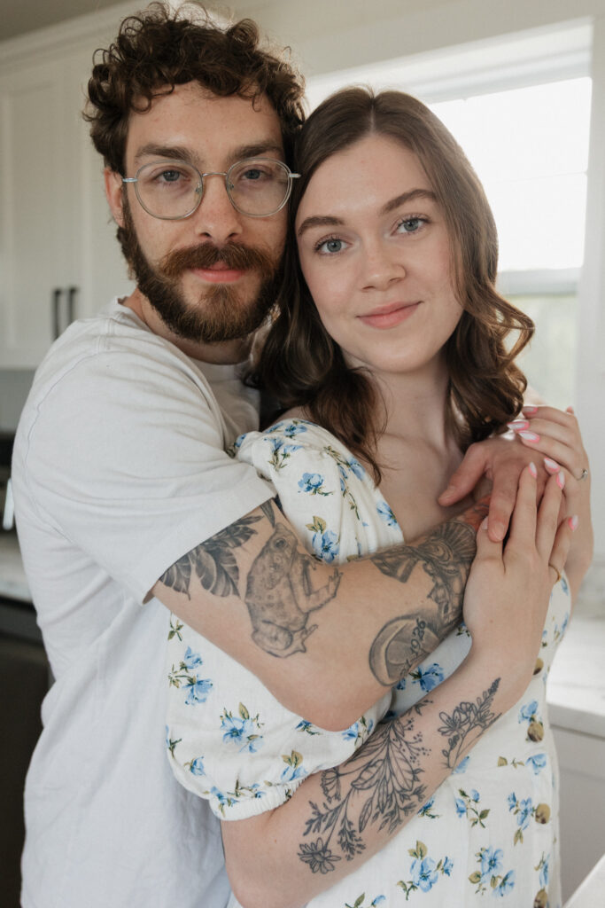 couples in home session in Westmeath, Ontario